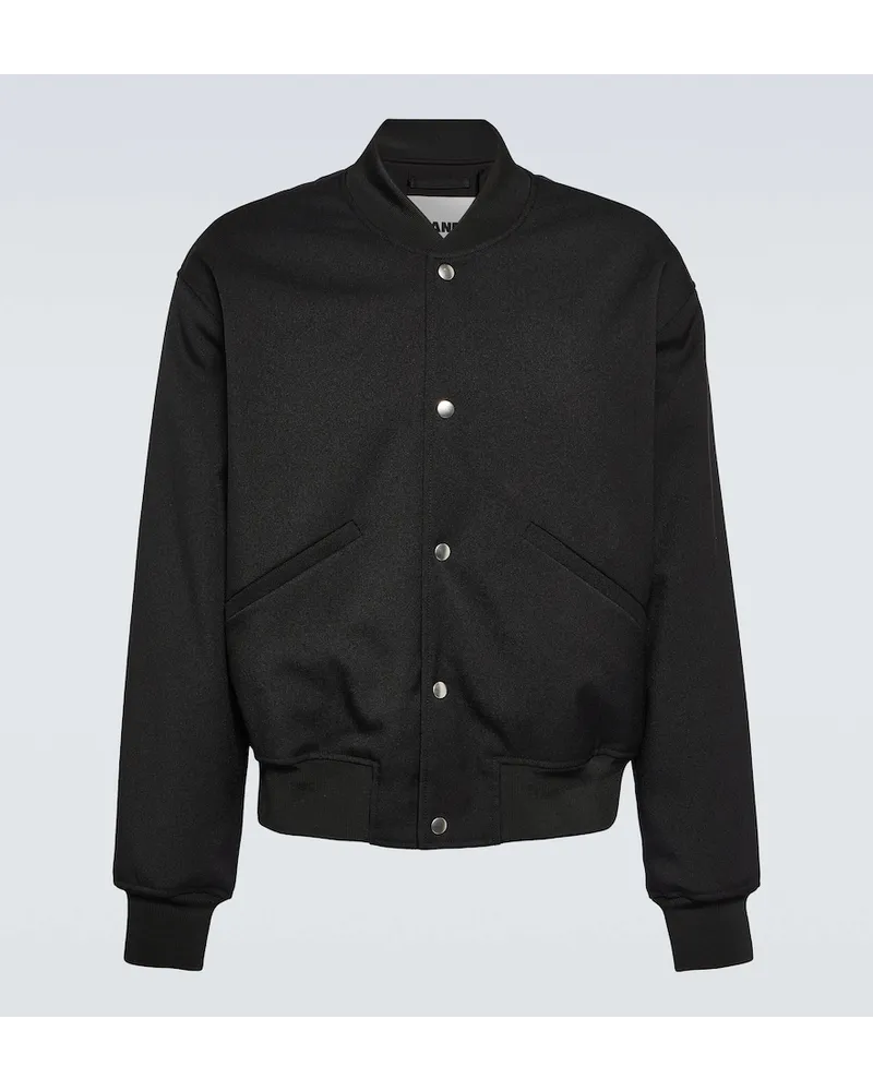 Jil Sander Giacca varsity oversize Nero