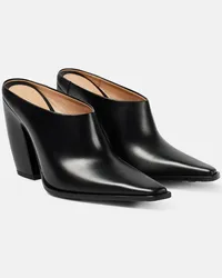 Bottega Veneta Mules Tex in pelle Nero