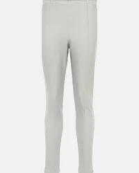 Jet Set Pantaloni da sci Pegaso slim a vita alta Argento