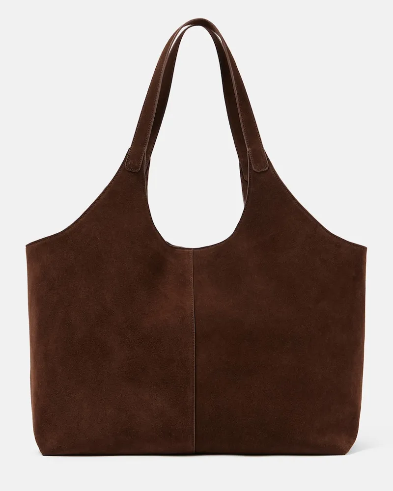 Aesther Ekme Borsa Cabas Supple XL in suede Marrone