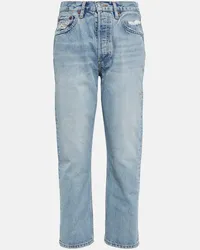 RE/DONE Jeans regular 70s Stove Pipe a vita alta Blu