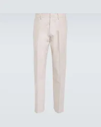 Tom Ford Pantaloni chino in cotone Grigio