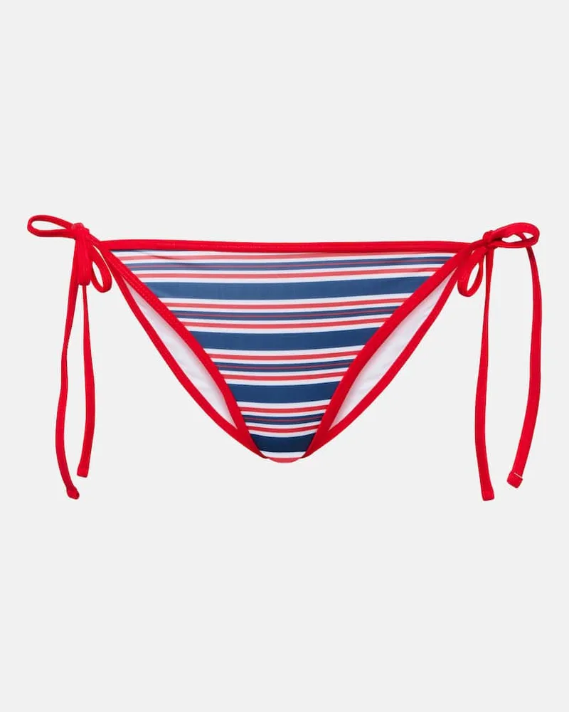 JADE SWIM Slip bikini Ties a righe Multicolore