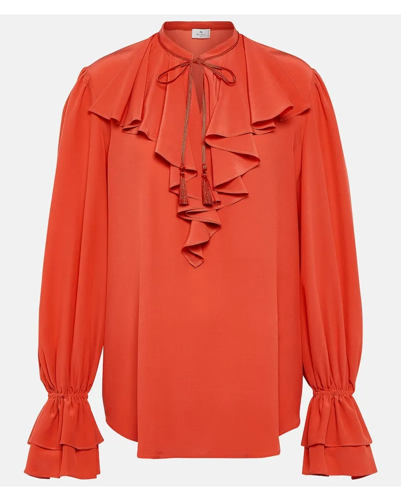 Etro Blusa in seta Rosa