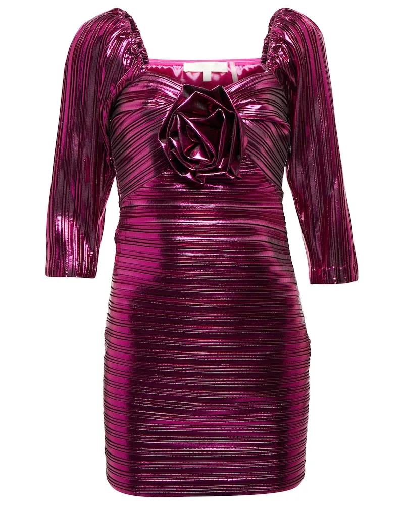 LoveShackFancy Miniabito Thompson in lamÃ Rosa