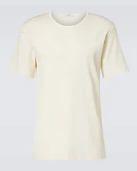 Christophe Lemaire T-shirt in jersey di cotone Bianco