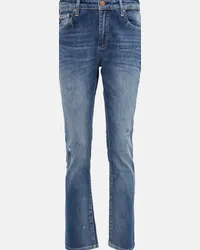 Adriano Goldschmied Jeans cropped Mari a vita alta Blu