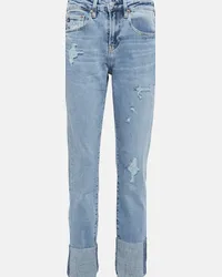 Adriano Goldschmied Jeans regular con risvolto Blu