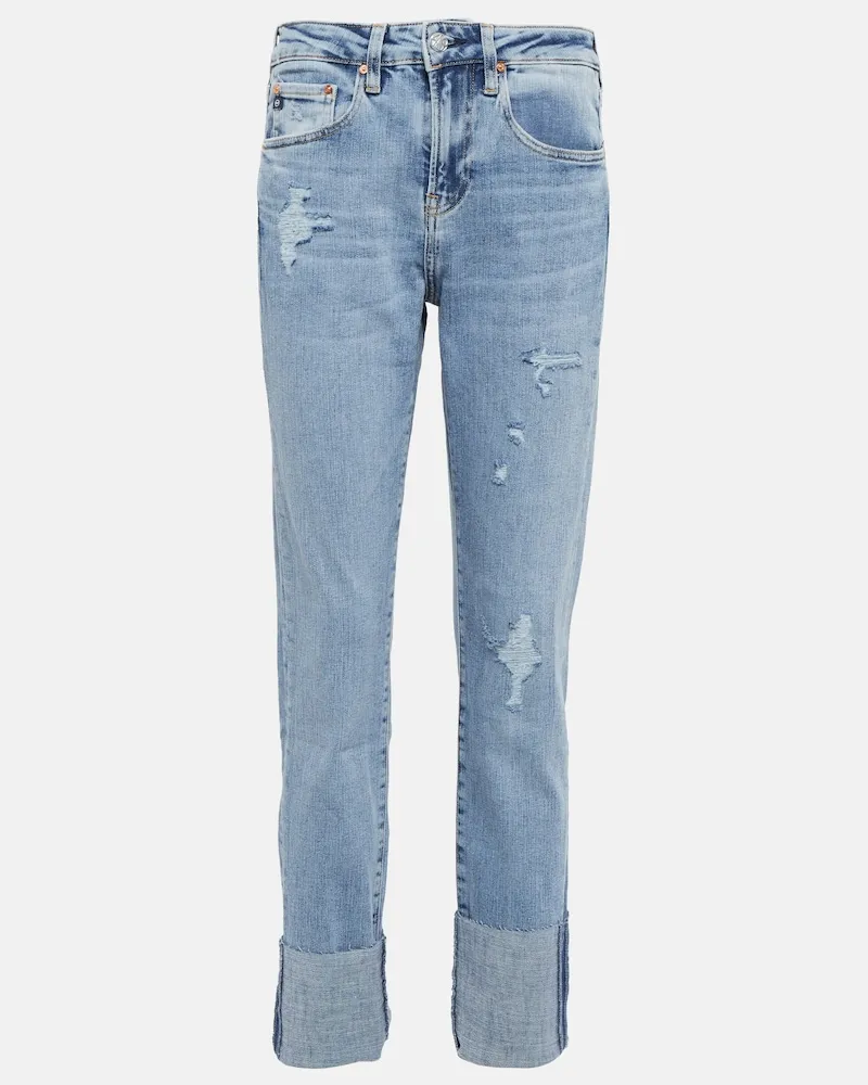 Adriano Goldschmied Jeans regular con risvolto Blu