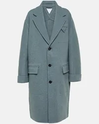 Bottega Veneta Cappotto monopetto in cashmere Blu