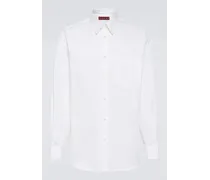 Gucci Camicia in popeline di cotone Bianco