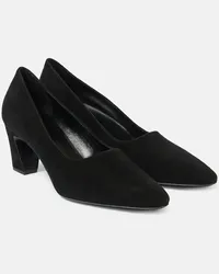 The Row Pumps Marta 65 in suede Nero