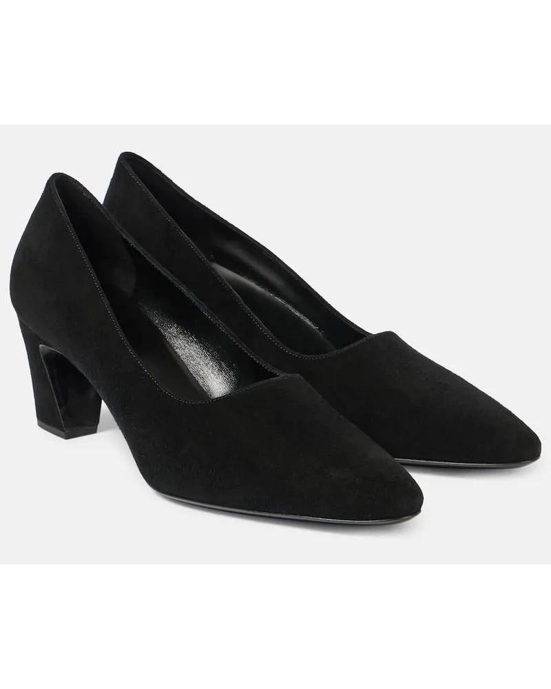 The Row Pumps Marta 65 in suede Nero