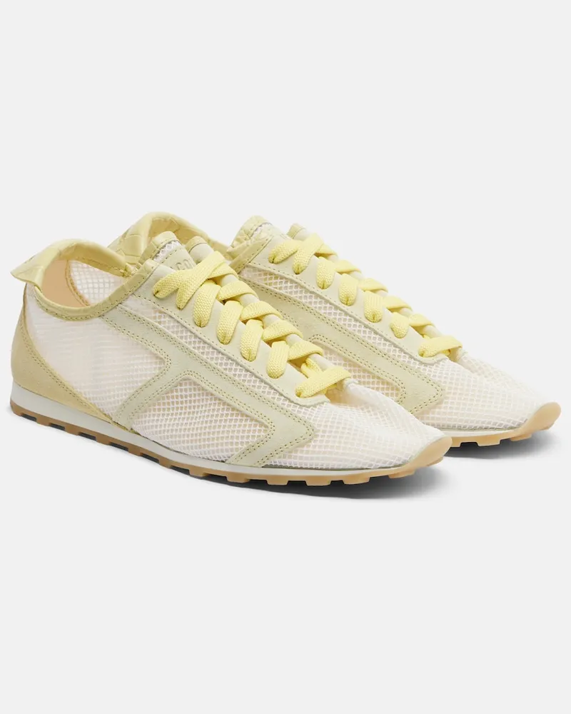 Jacquemus Sneakers con pelle Giallo