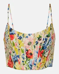 Zimmermann Bustier Alight con stampa floreale Multicolore