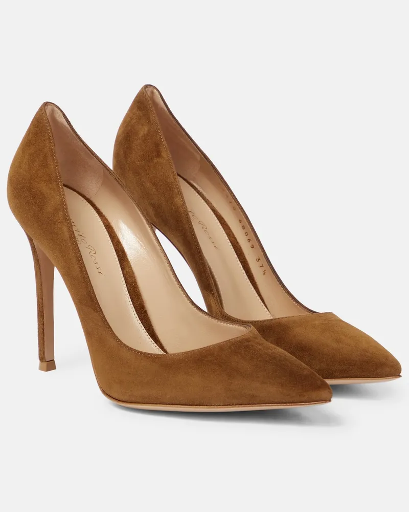 Gianvito Rossi Pumps Gianvito 105 in suede Beige