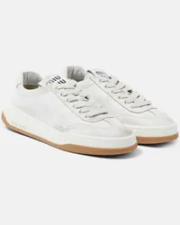 Miu Miu Sneakers in suede Bianco