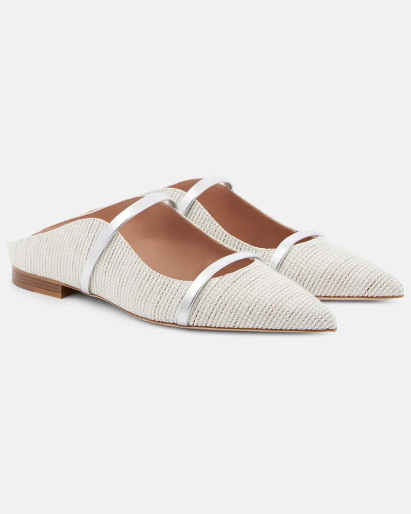 Malone Souliers Mules Maureen in pelle Bianco