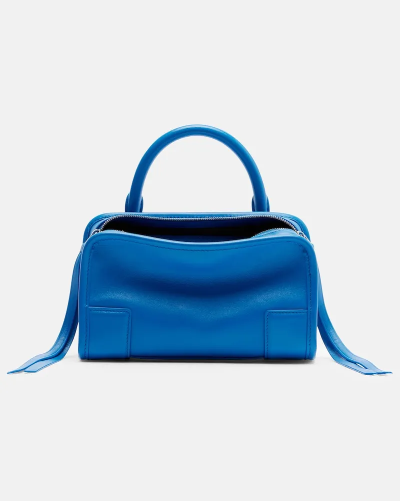 Loewe Borsa Amazona 18 Mini in pelle Blu