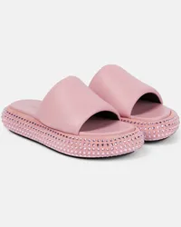 J.W.Anderson Sandali con platform in pelle Rosa