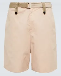 Sacai Shorts chino in cotone Rosa