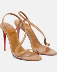 Christian Louboutin Sandali Nudes Rosalie in pelle Beige