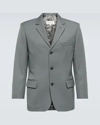 Maison Margiela Blazer monopetto in lana Verde