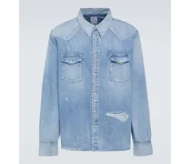 Visvim Camicia di jeans Social Sculpture Blu