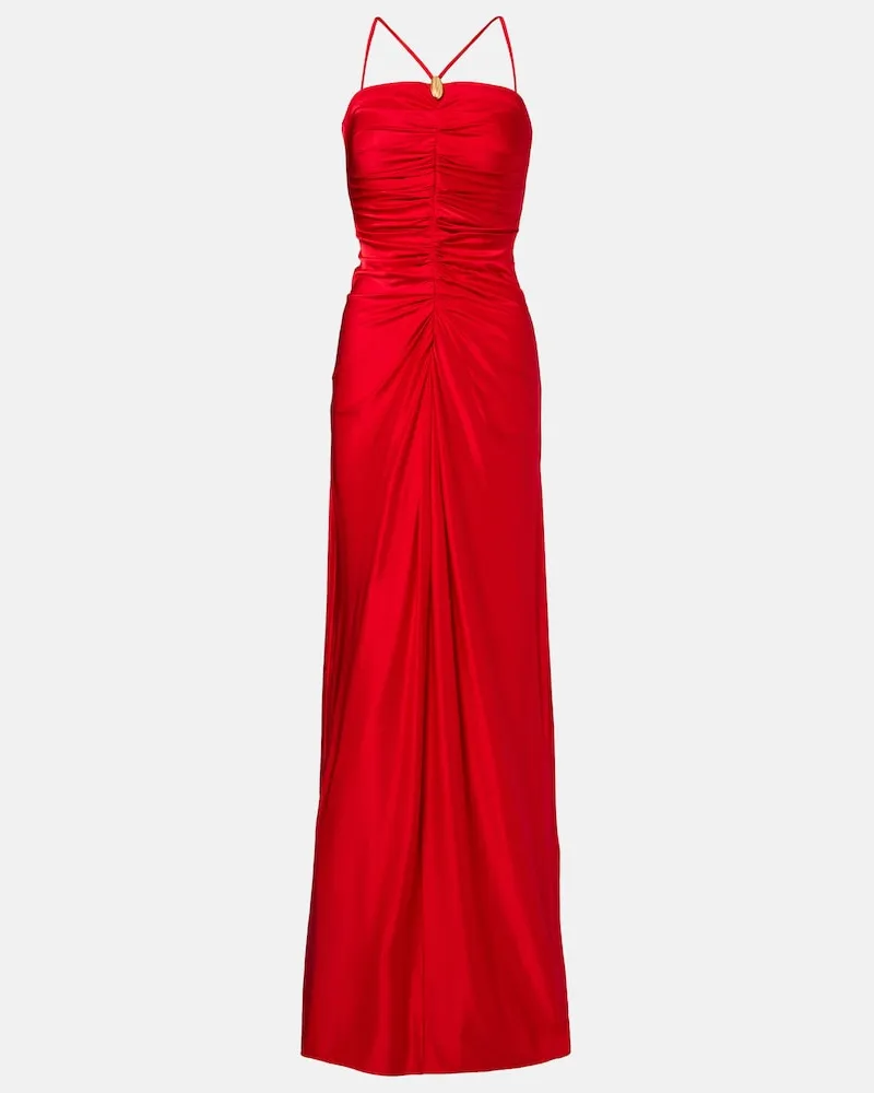 Max Mara Abito bustier Oggetti Rosso
