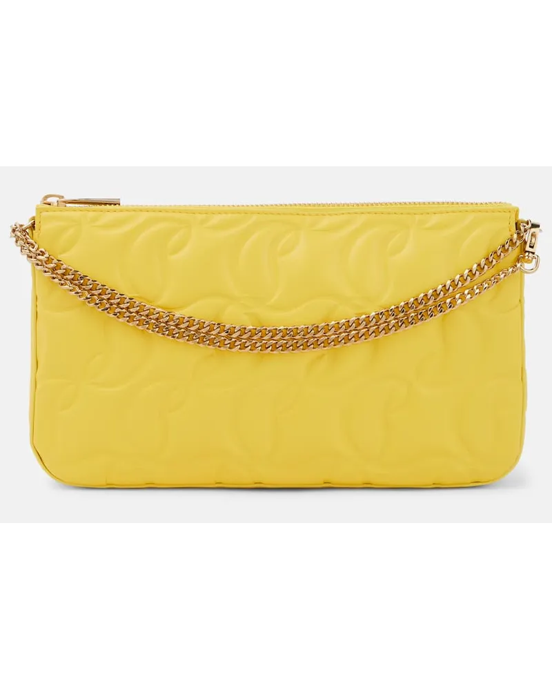 Christian Louboutin Borsa a tracolla Loubila in pelle Giallo