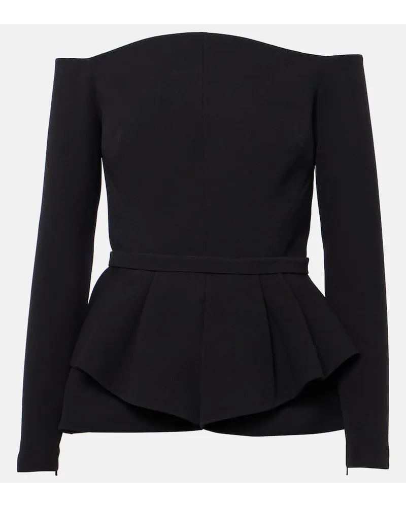 Safiyaa Top Brien in crÃªpe Nero