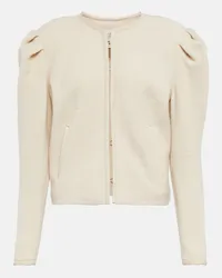 Isabel Marant Giacca Zingy in misto lana Beige