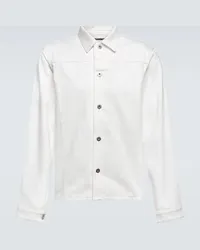 Jil Sander Giacca camicia in cotone Bianco