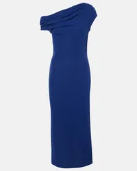 Givenchy Abito midi in crêpe Blu