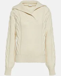 Magda Butrym Pullover in cashmere a trecce Neutro