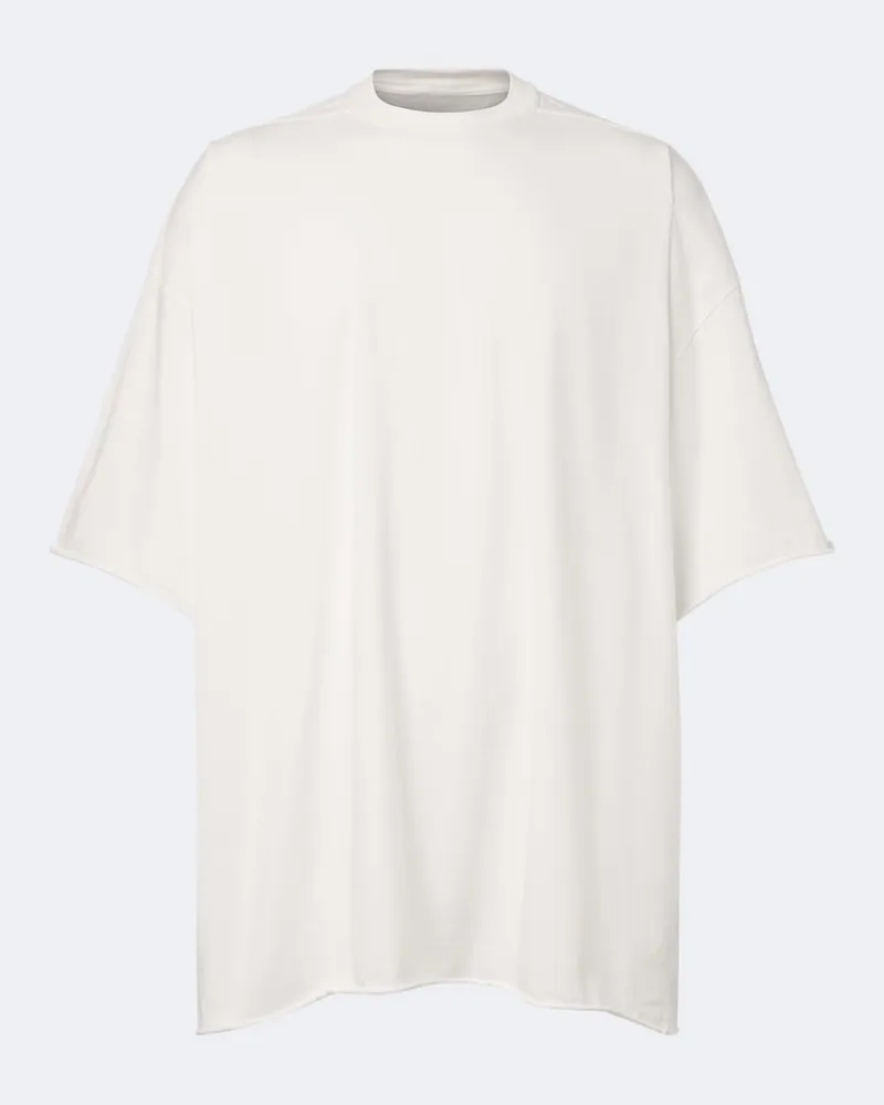 Rick Owens T-shirt Tommy Y oversize in cotone Bianco