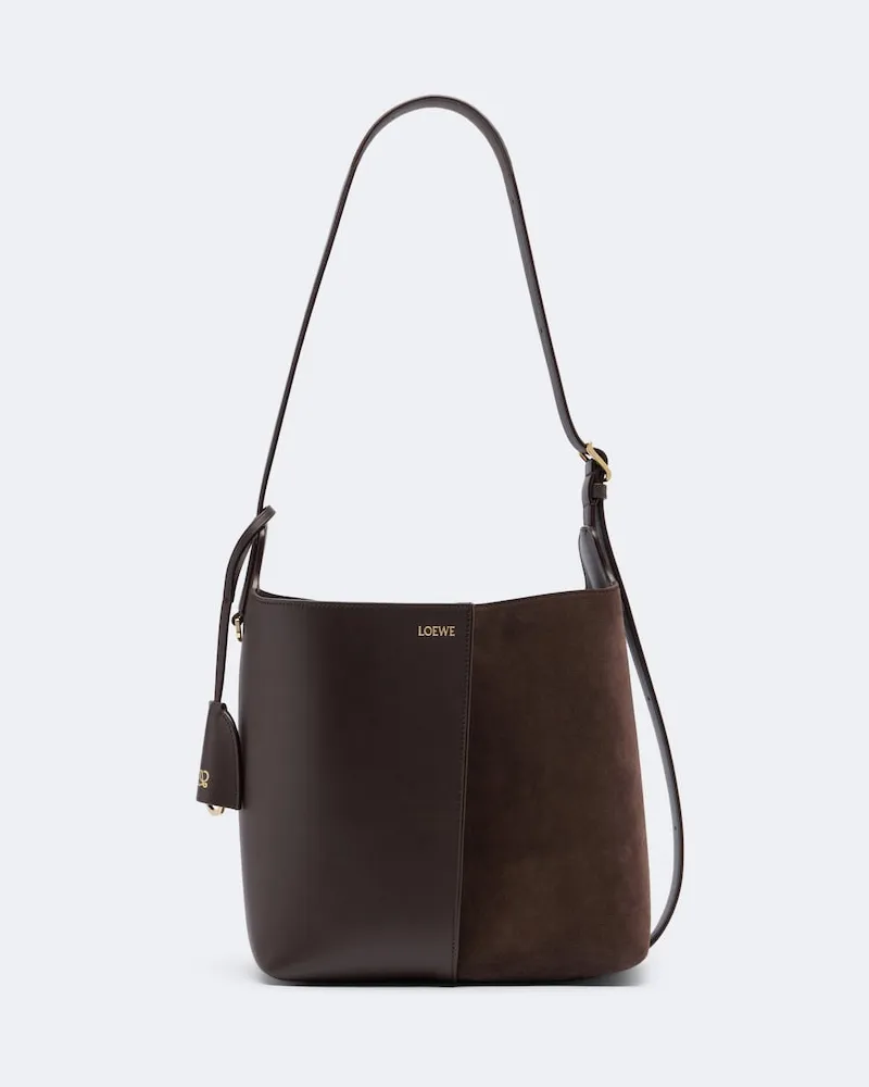 Loewe Borsa a secchiello Bilbao Medium in pelle Marrone