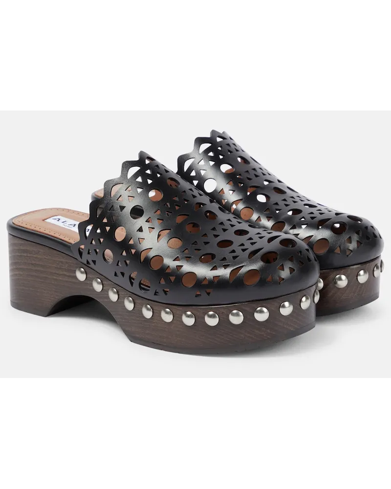 Alaïa AlaÃ¯a Sandali in pelle Nero
