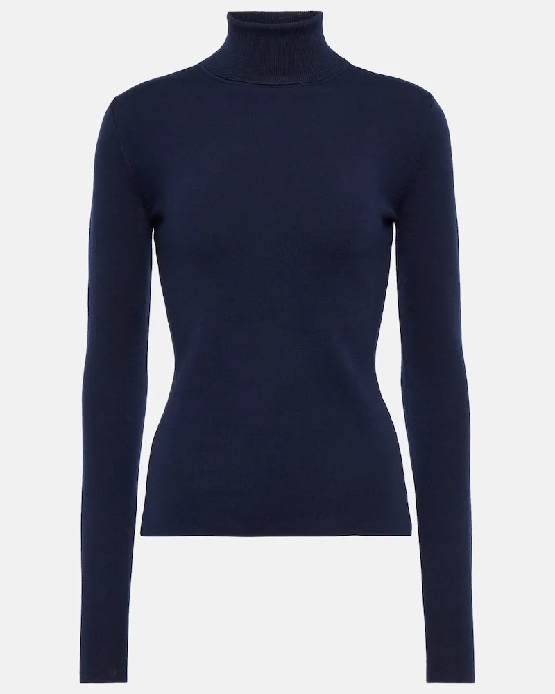 Gabriela Hearst Dolcevita May in lana, seta e cashmere Blu