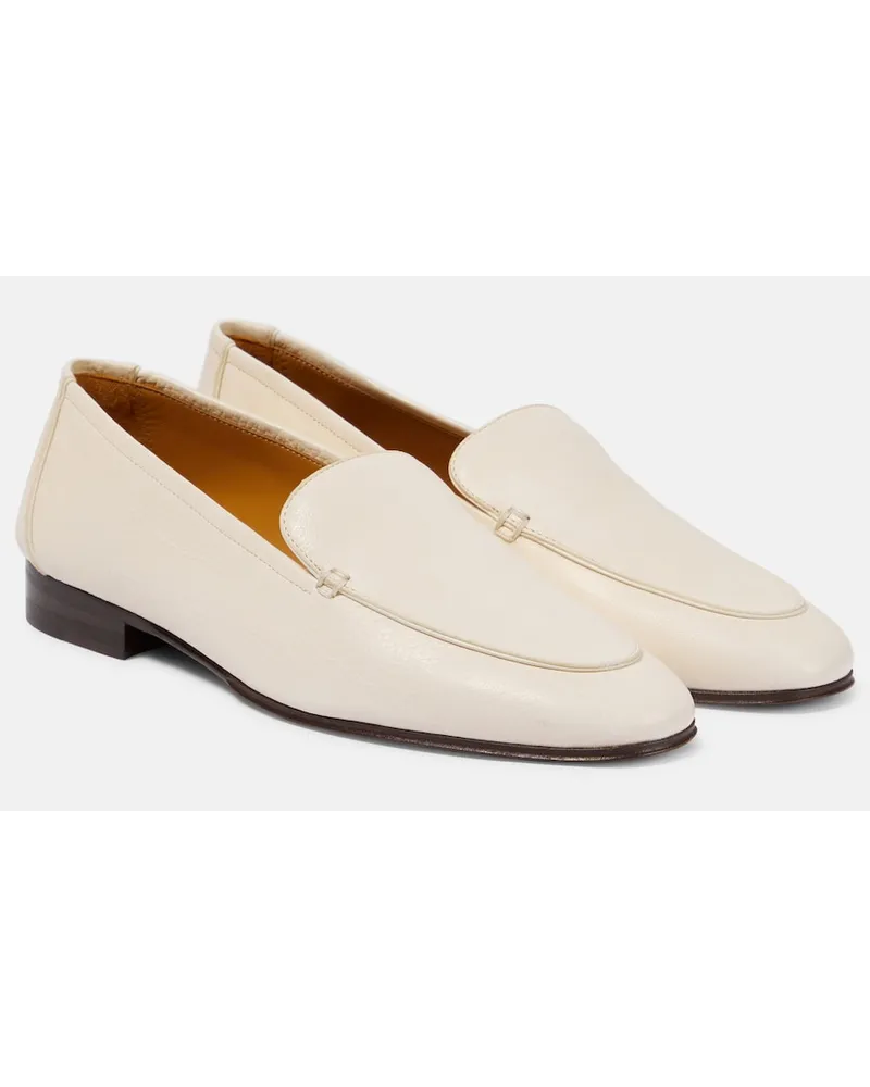 The Row Mocassini Adam in pelle Bianco