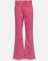 Isabel Marant Jeans regular a vita alta Rosa