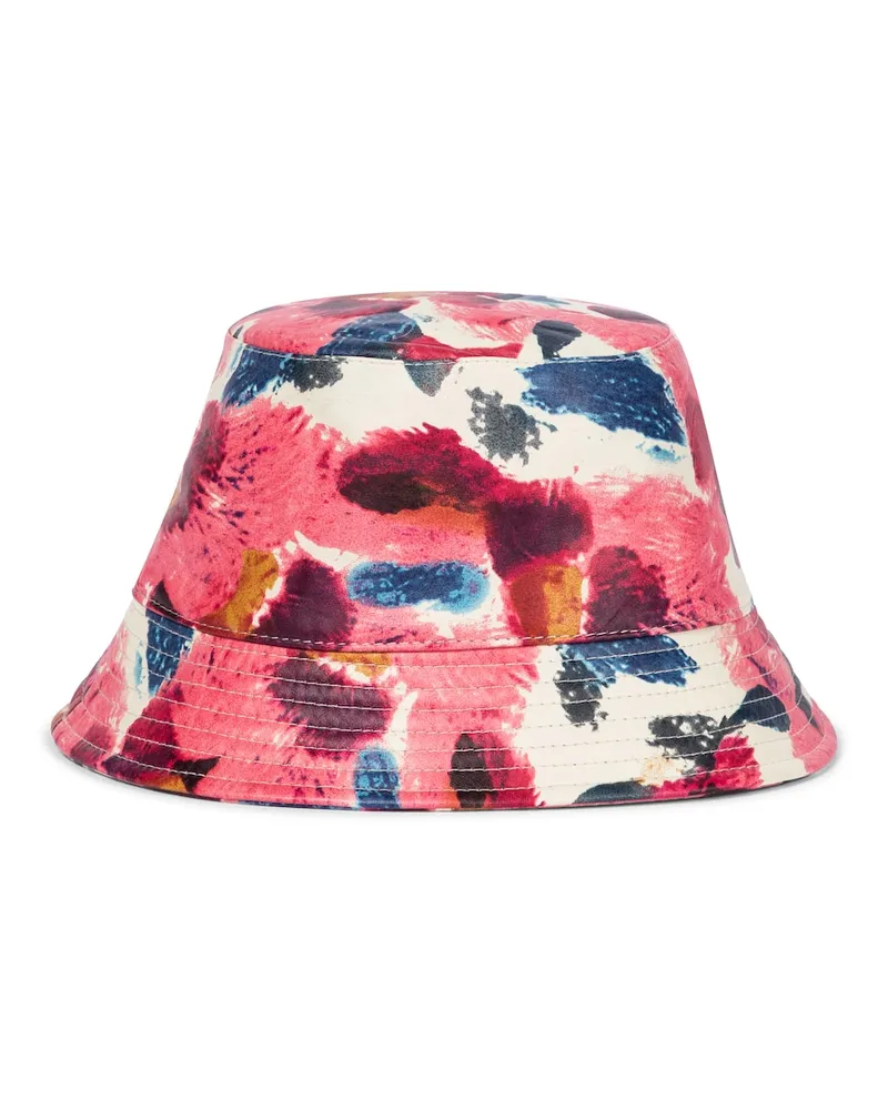 Isabel Marant Cappello da pescatore Haley in pelle Multicolore