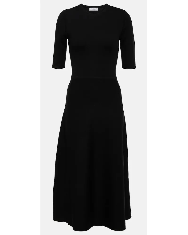 Gabriela Hearst Abito Seymore in lana, cashmere e seta Nero
