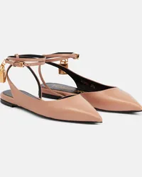 Tom Ford Ballerine slingback in pelle Rosa