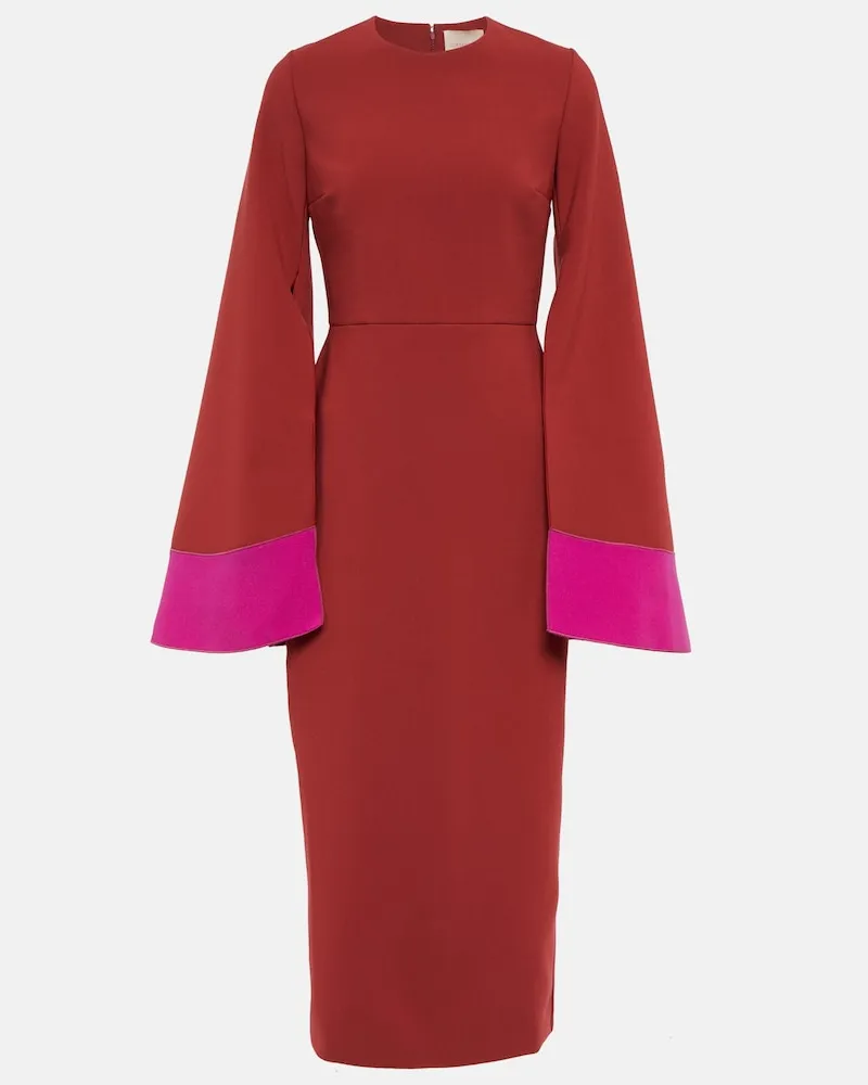 Roksanda Ilincic Abito midi Zimara Rosso