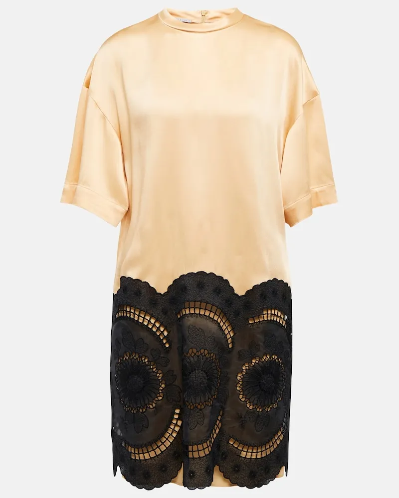 Stella McCartney Miniabito con ricamo Multicolore