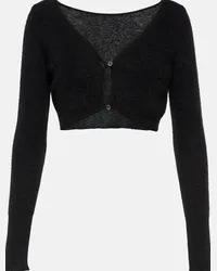 Jacquemus Cardigan Alzou in misto mohair Nero