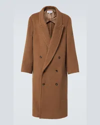 Loewe Cappotto doppiopetto in lana Beige