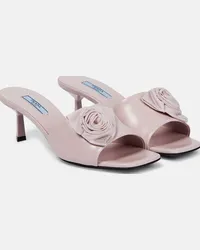 Prada Mules in pelle Rosa