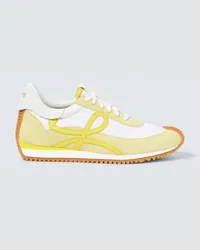 Loewe Paula's Ibiza - Sneakers Flow Runner con suede Giallo